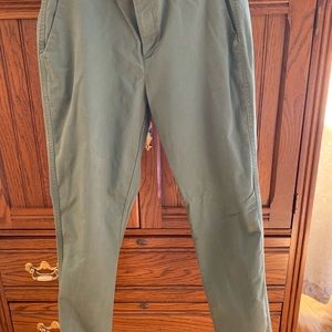Gap Girlfriend Chinos in Olive